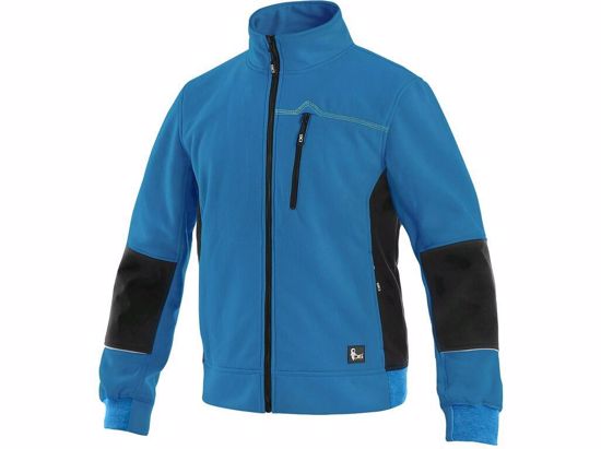 Obrázek Mikina CXS TEXAS, pánská, středně modrá-černá - 